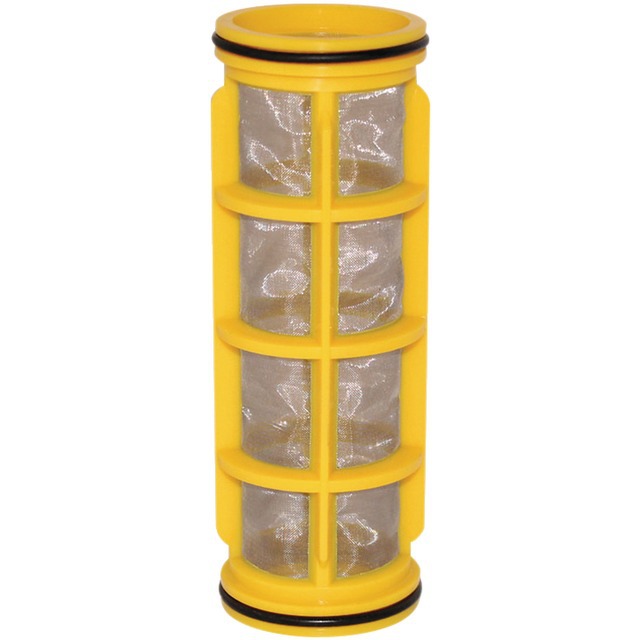 Filtre Pulverisateur Jaune Inox 150X50 80 Mesh référence fournisseur 231158